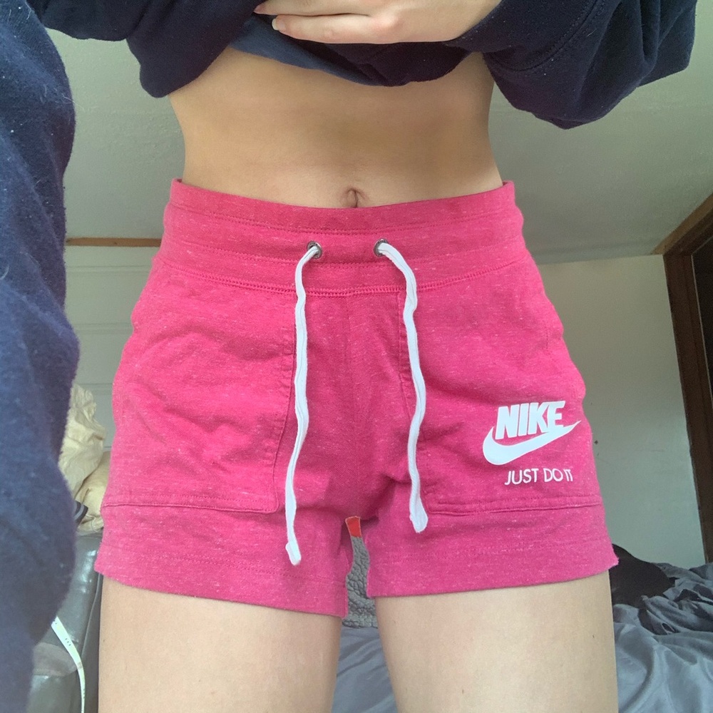 Pink nike shorts!